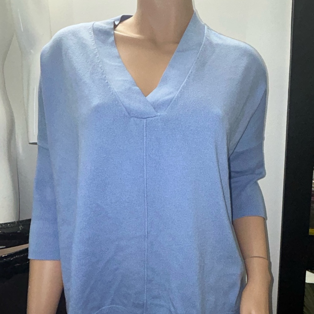 Ann Taylor Light Sweater Blue Size Medium